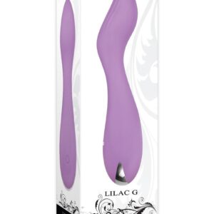 Lilac G Rechargeable Silicone Vibrator - Purple