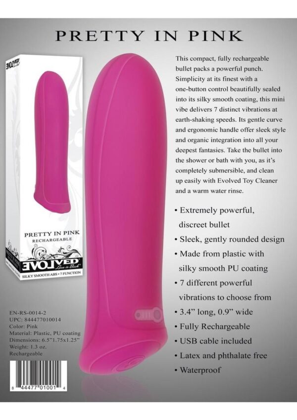 Pretty In Pink Rechargeable Bullet  - Pink - Image 4