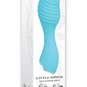 Little Dipper Rechargeable Silicone Vibrator - Aqua