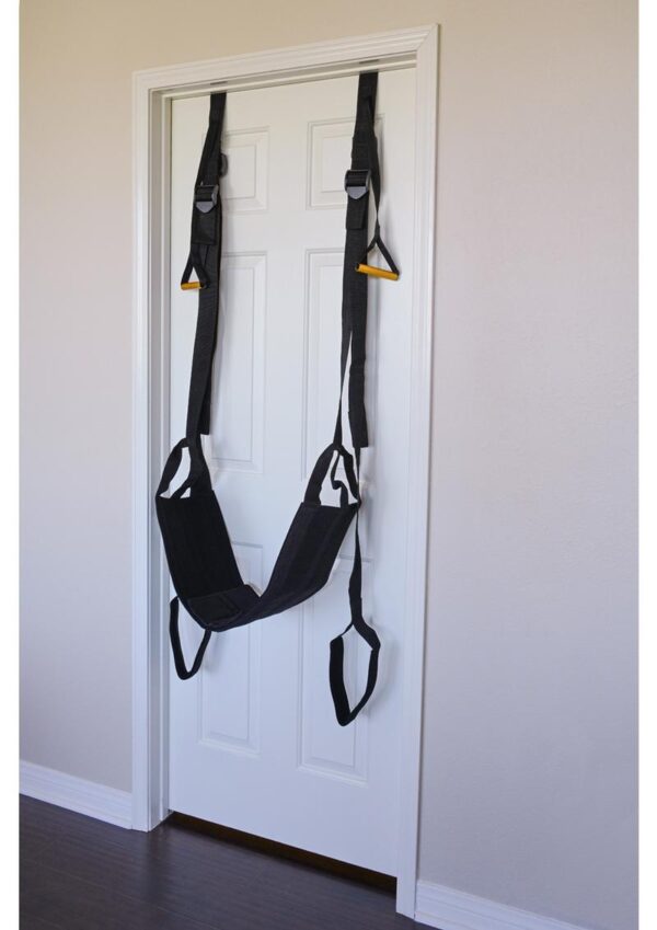 Door Jam Sex Sling - Special Edition - Black - Image 4