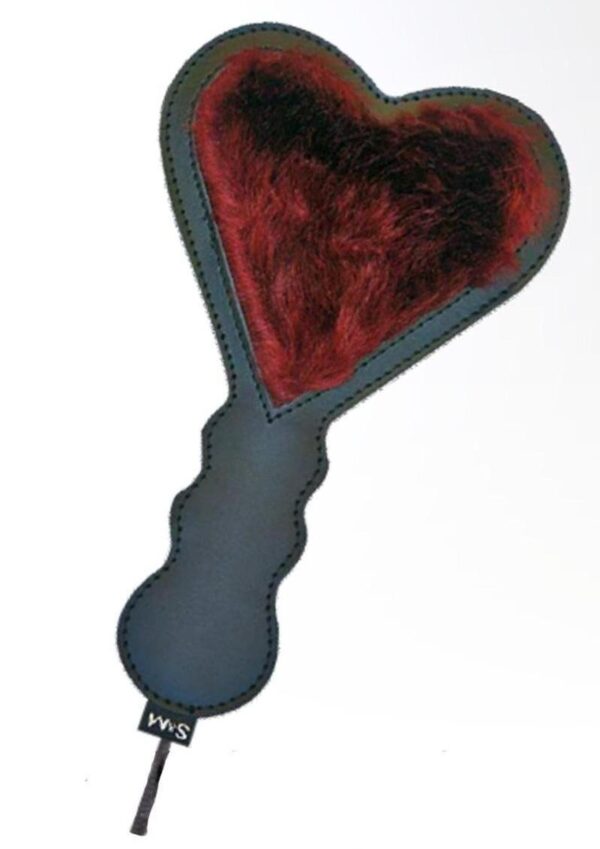 Sex and Mischief Enchanted Heart Paddle - Black/Red - Image 2