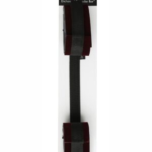 Sex and Mischief Enchanted Spreader Bar - Black/Burgundy