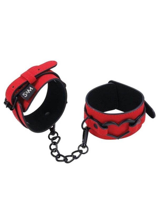 Sex and Mischief Amor Handcuffs - Red/Black - Image 2