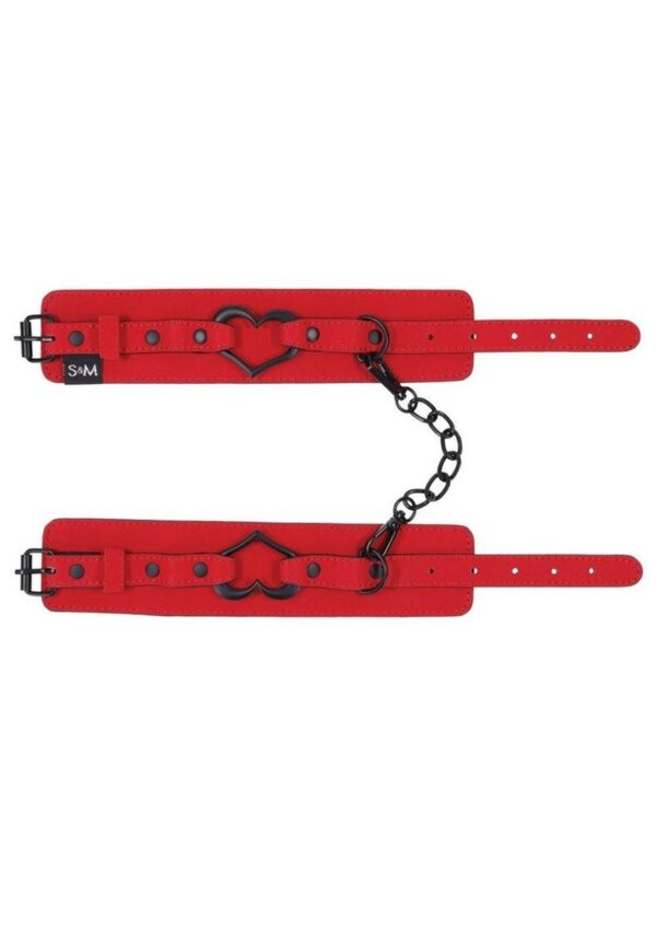 Sex and Mischief Amor Handcuffs - Red/Black - Image 4