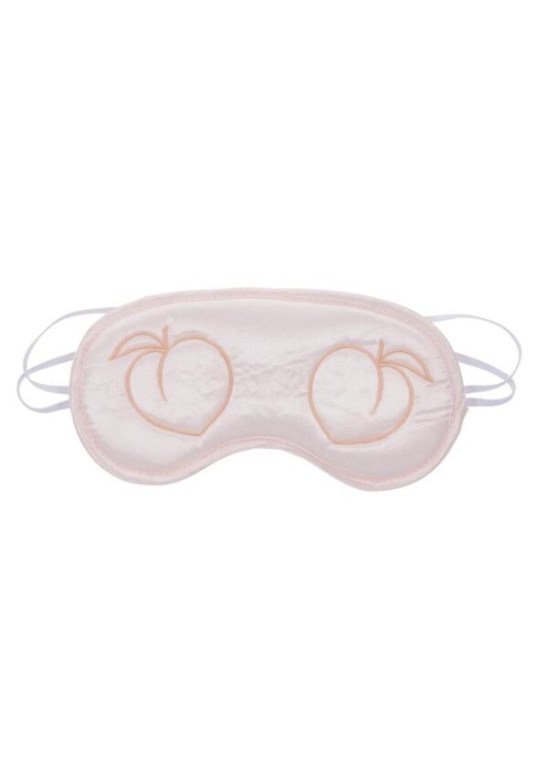 Sex and Mischief Peaches n CreaMe Blindfold Ivory/Orange - Image 2