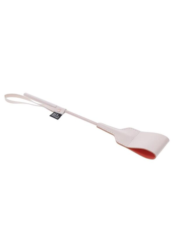 Sex and Mischief Peaches n CreaMe Riding Crop - Ivory/Orange - Image 2
