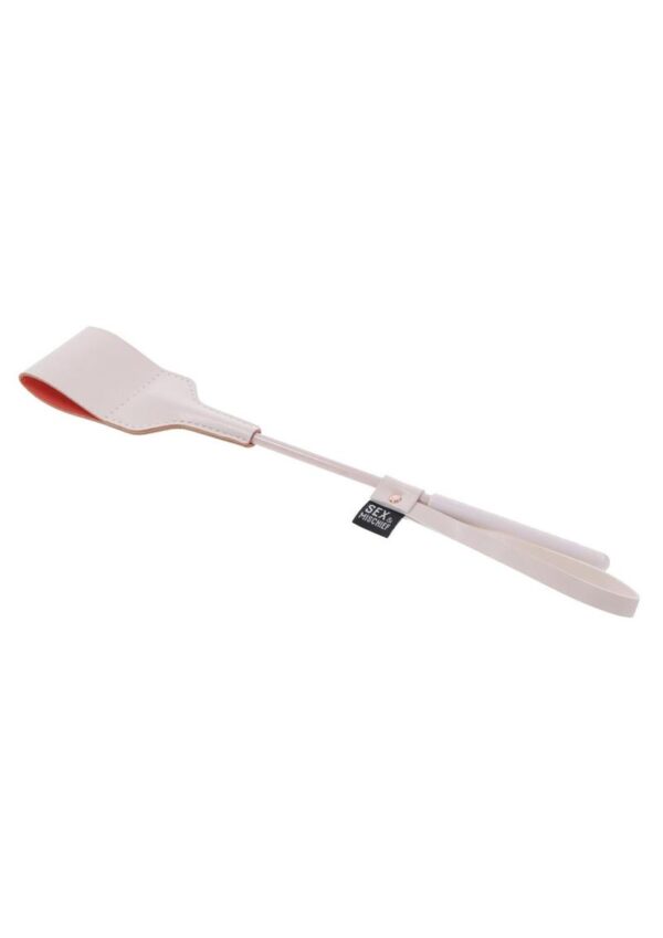 Sex and Mischief Peaches n CreaMe Riding Crop - Ivory/Orange - Image 4