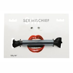 Sex and Mischief Silky Bit Mouth Gag - Black
