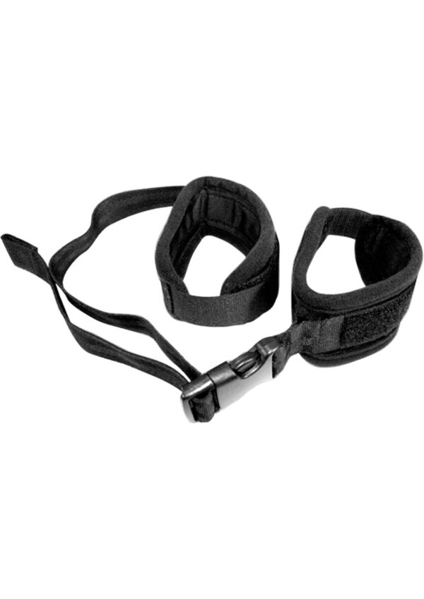 Sex and Mischief Adjustable Handcuffs - Black - Image 2