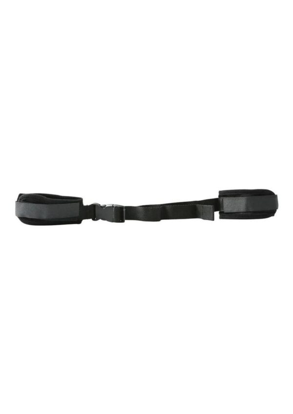 Sex and Mischief Adjustable Handcuffs - Black - Image 3