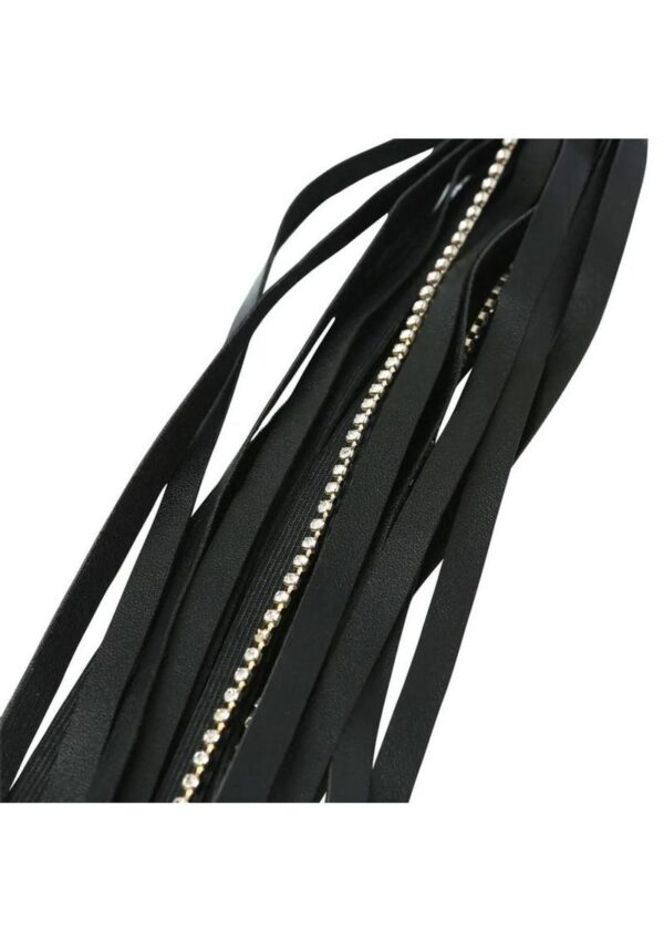 Sex and Mischief Crystal Whip - Black - Image 2