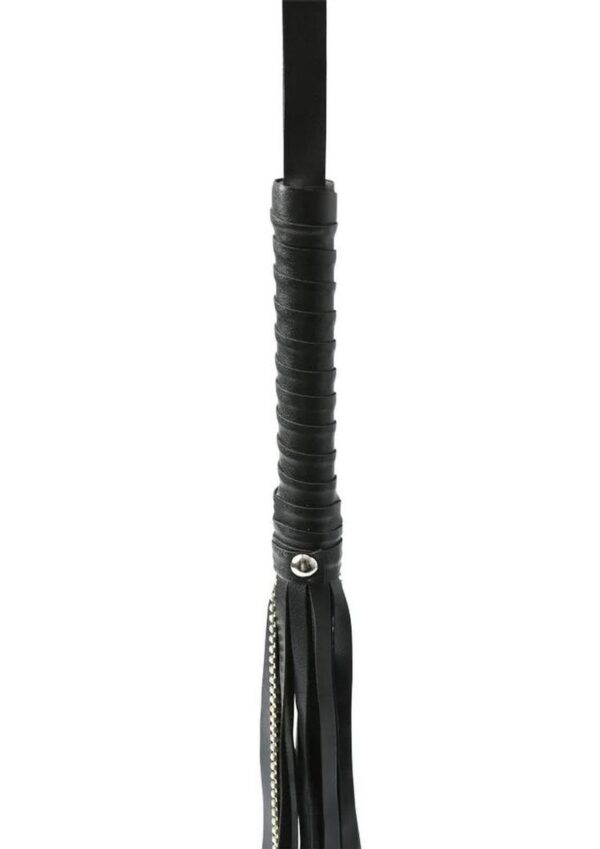 Sex and Mischief Crystal Whip - Black - Image 3