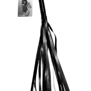 Sex and Mischief Crystal Whip - Black