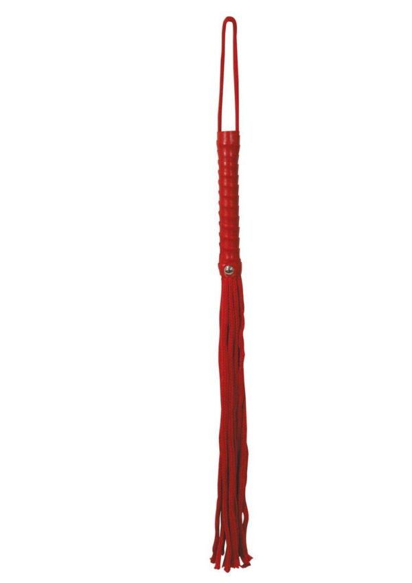Sex and Mischief Red Rope Flogger - Red - Image 2