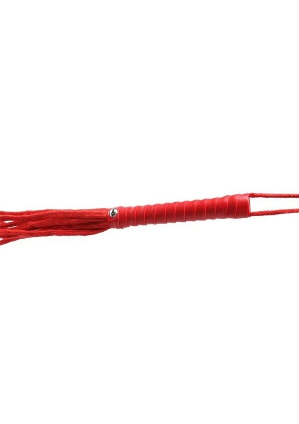Sex and Mischief Red Rope Flogger - Red - Image 3