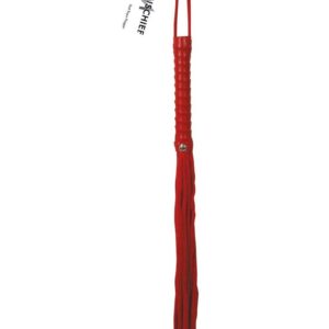 Sex and Mischief Red Rope Flogger - Red