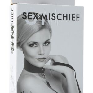 Sex and Mischief Leash and Collar - Black