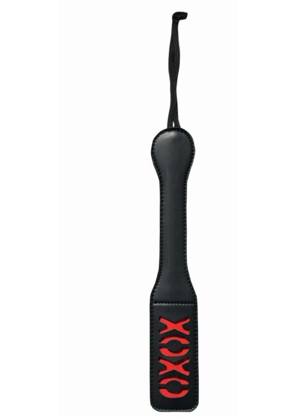 Sex and Mischief XOXO Paddle 12in - Black - Image 2