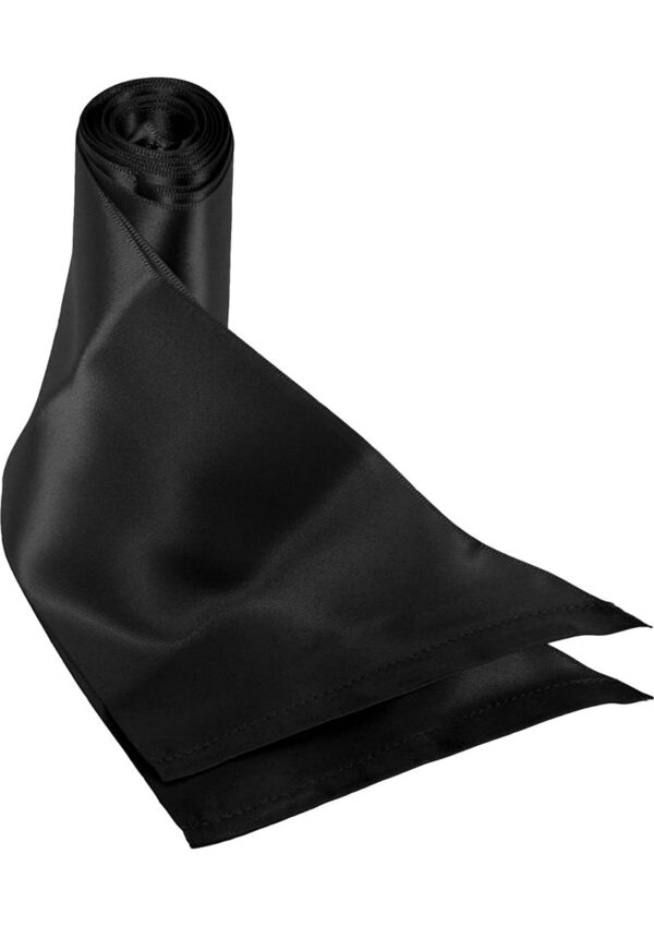 Sex and Mischief Beginners Silk Sash Restraints - Black - Image 2