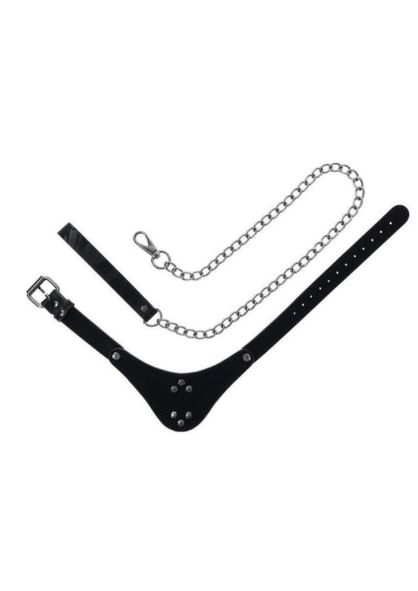 Velvet Noir Collar and Leash - Black - Image 3