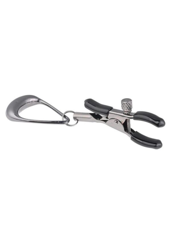 Velvet Noir Tuggable Nipple Clamps - Black - Image 3