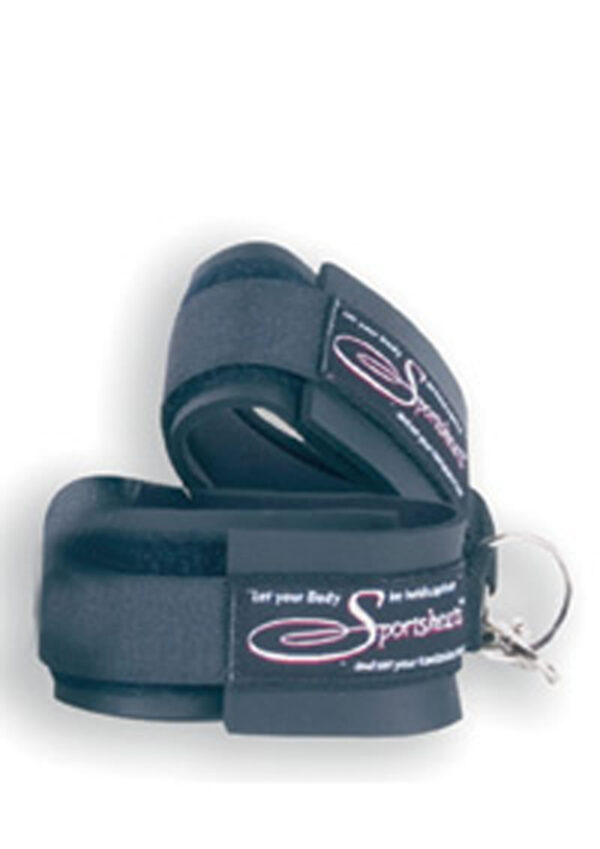 Sportsheets Sports Cuffs - Black - Image 2