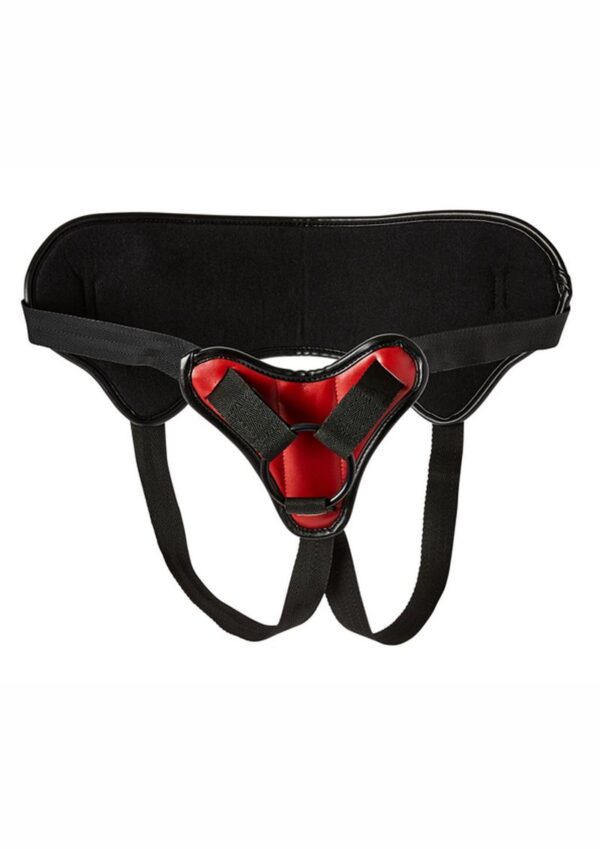 Saffron Strap-On Harness - Red/Black - Image 2