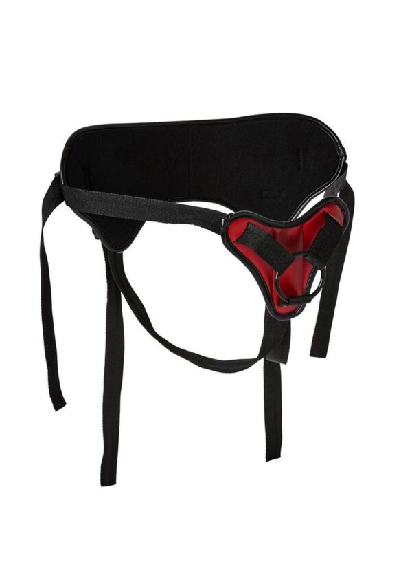 Saffron Strap-On Harness - Red/Black - Image 4
