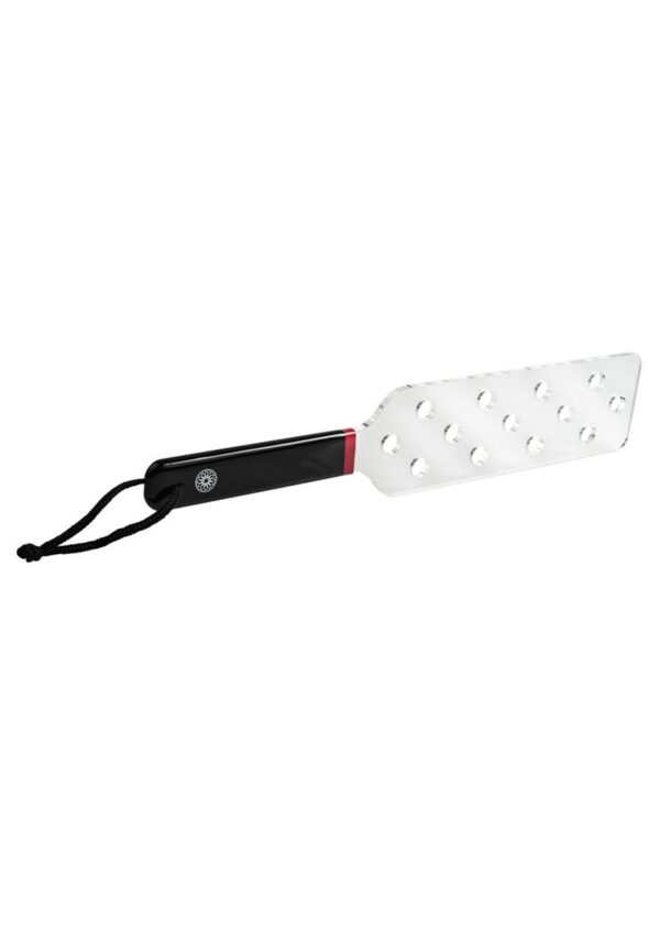 Saffron Acrylic Spanker - Clear/Black - Image 2