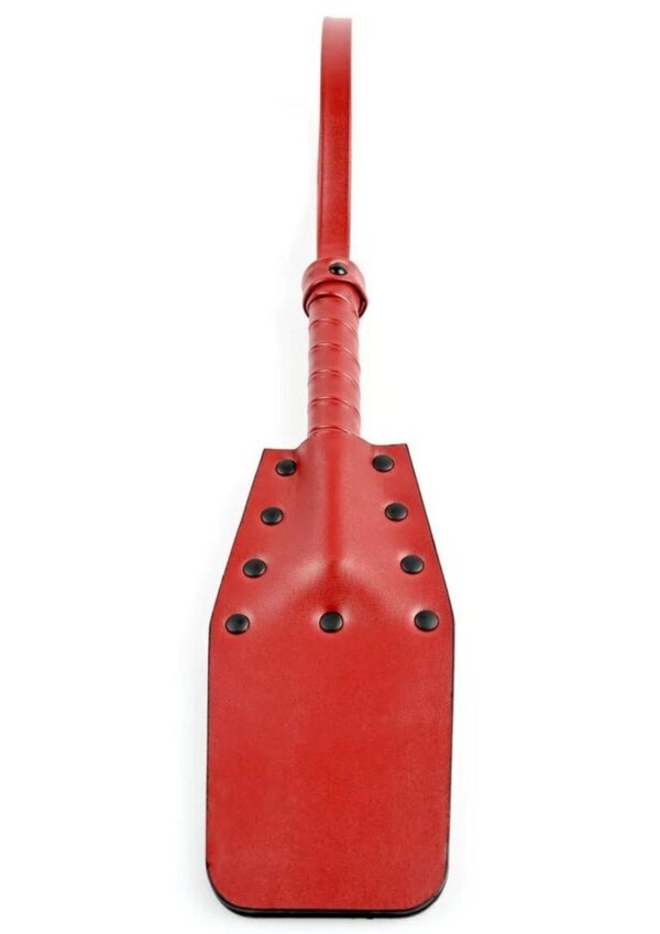 Saffron Studded Spanker - Black/Red - Image 3