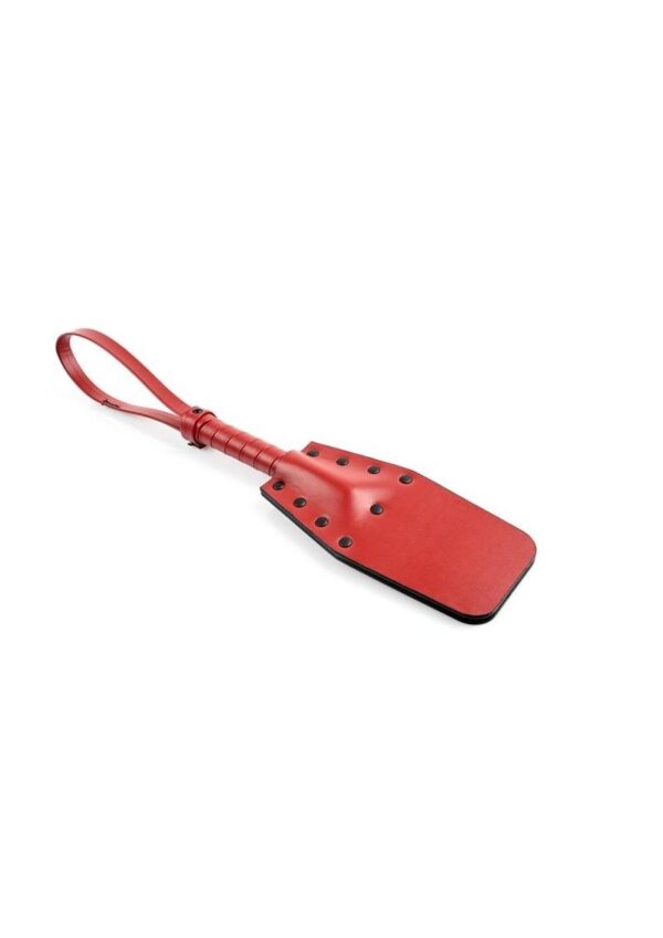 Saffron Studded Spanker - Black/Red - Image 4