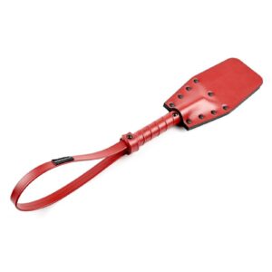 Saffron Studded Spanker - Black/Red