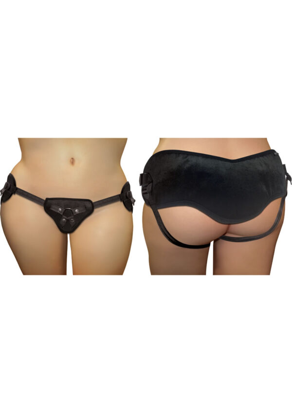 Sportsheets Curvy Colletion Noire Adjustable Strap-On - Plus Size - Black - Image 2