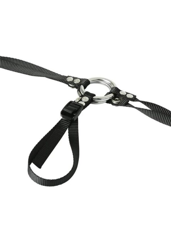 Sportsheets Bare As You Dare Strap-On Harness- Black - Image 3