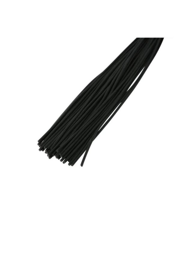 Sex and Mischief Beaded Flogger Noir Whip 16in - Black - Image 4