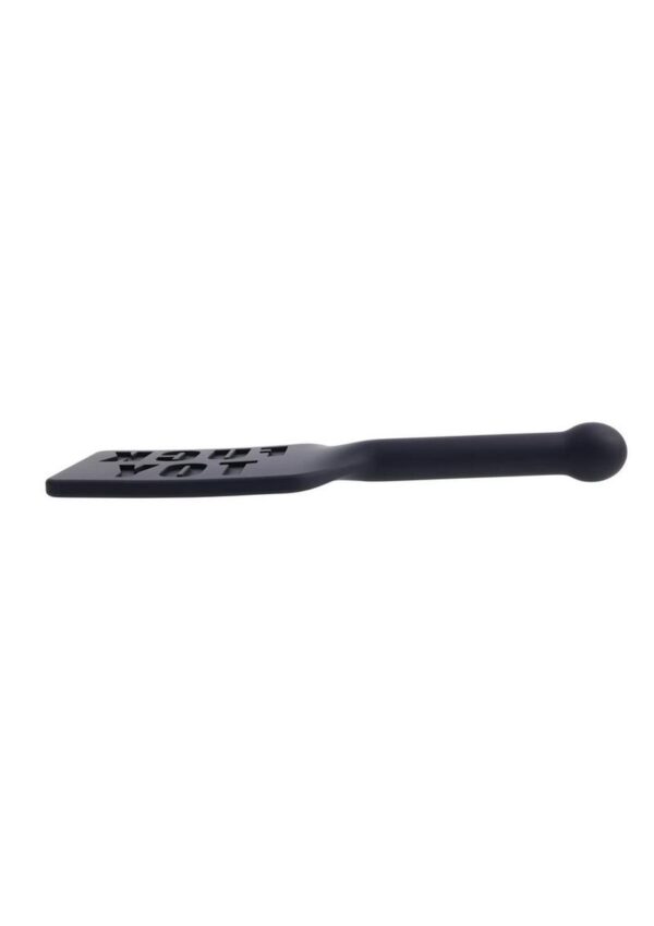 Edge FUCK TOY Silicone Paddle - Black - Image 3