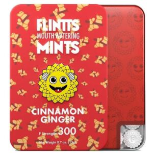 Flintts Mints Mouth Watering Oral Delights - Cinnamon (F Strength 300) - 28-30 per tin