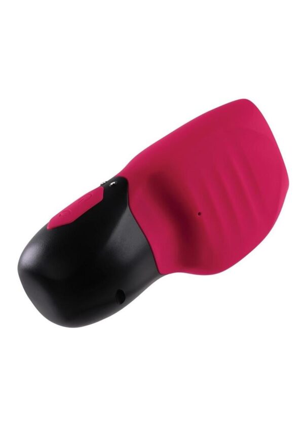 Gender X Body Kisses Rechargeable Silicone Vibrating Suction Massager - Red/Black - Image 3