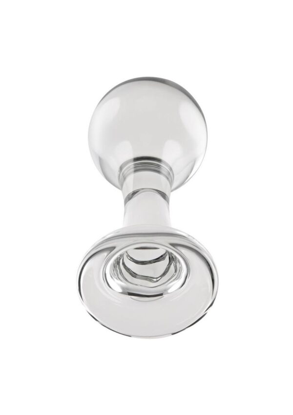 Gender X The Baller Glass Anal Plug - Clear - Image 4