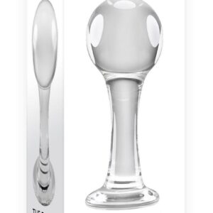 Gender X The Baller Glass Anal Plug - Clear