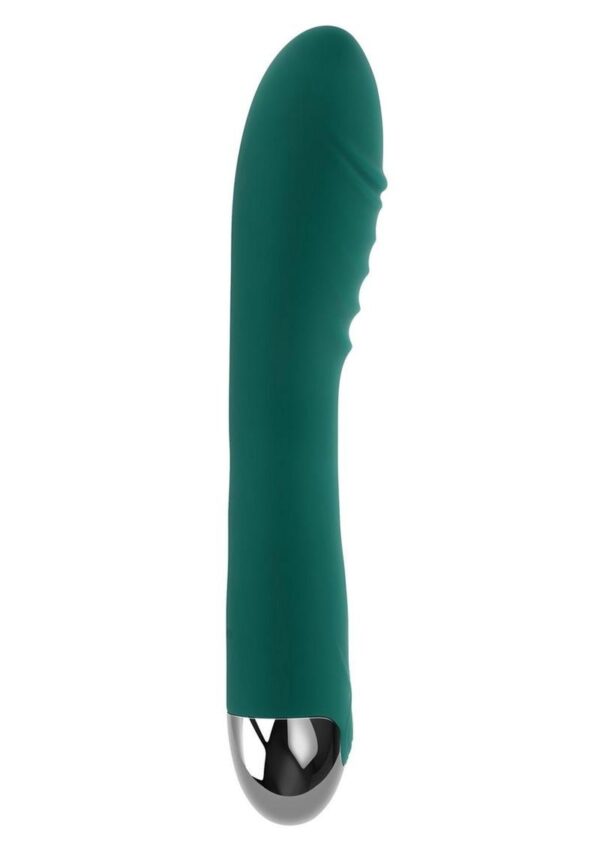 Gender X Pirouette Rechargeable Silicone Twirling Vibrator - Green - Image 2