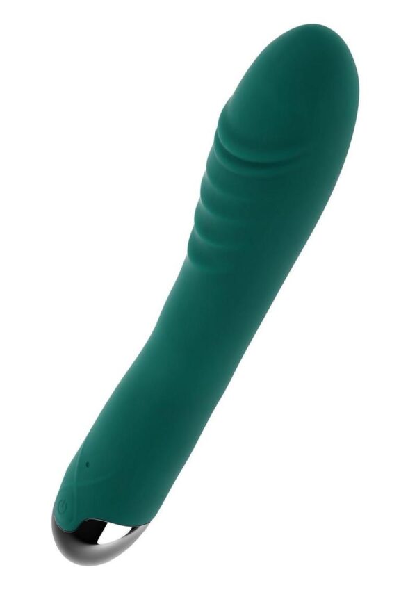 Gender X Pirouette Rechargeable Silicone Twirling Vibrator - Green - Image 3