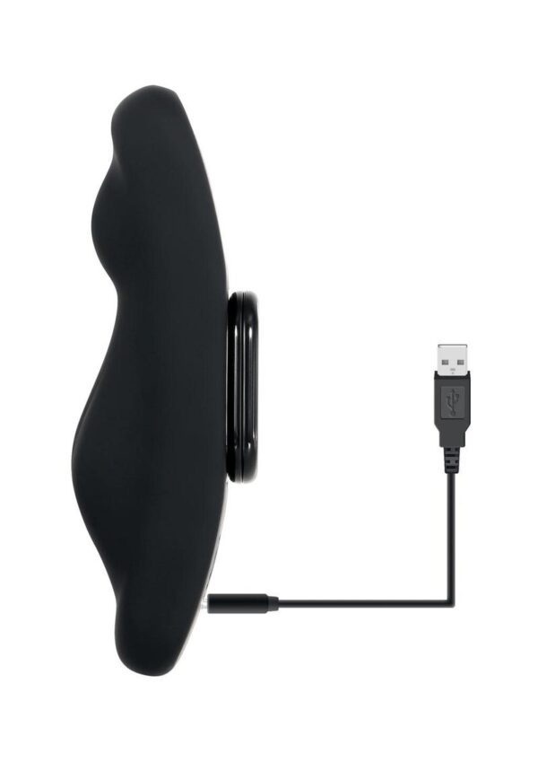 Gender X Our Undie Vibe Rechargeable Silicone Panty Vibe with Remote Control - Black - Image 4