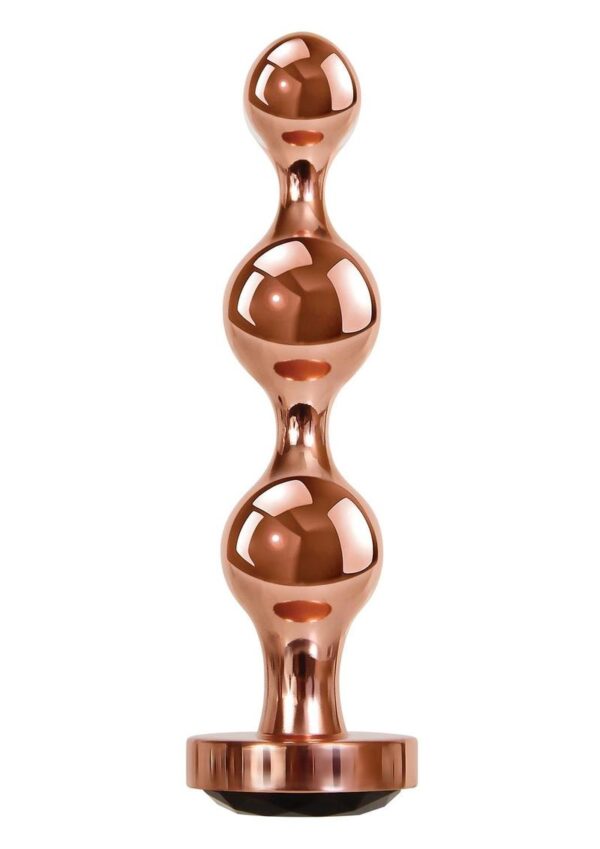Gender X Gold Digger Anal Plug - Large - Rose Gold/Black - Image 2