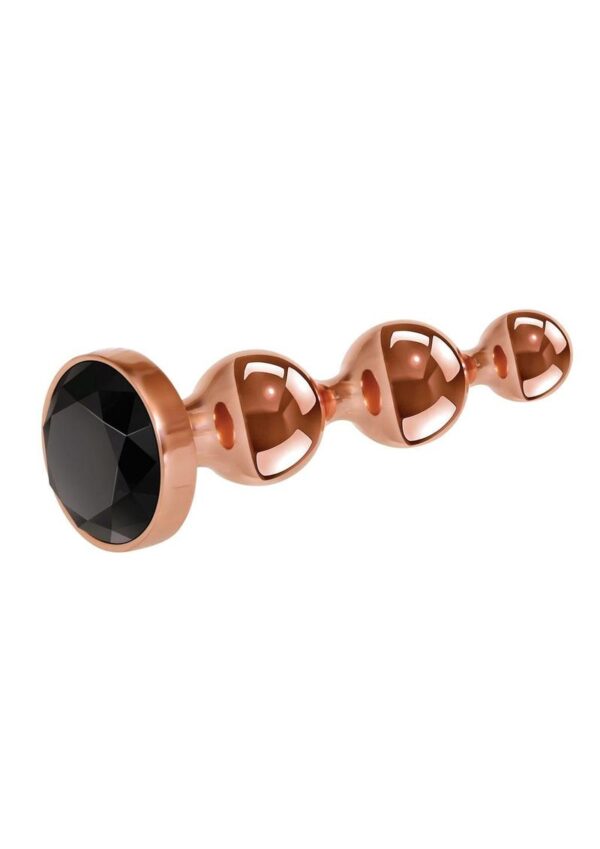 Gender X Gold Digger Anal Plug - Large - Rose Gold/Black - Image 3