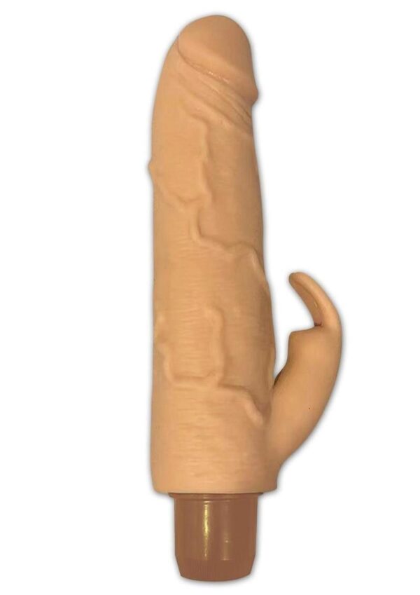 Quick Dick Hit It Vibrating Silicone Dildo - Vanilla - Image 2