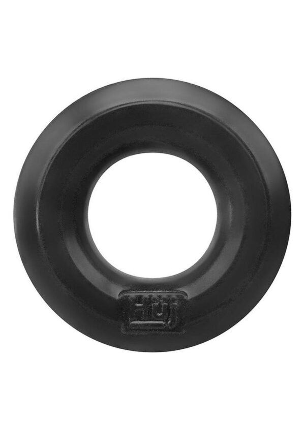 Hunkyjunk HUJ Silicone Cock Ring - Black - Image 3