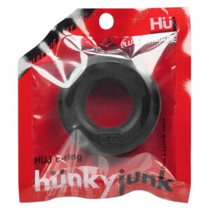 Hunkyjunk HUJ Silicone Cock Ring - Black