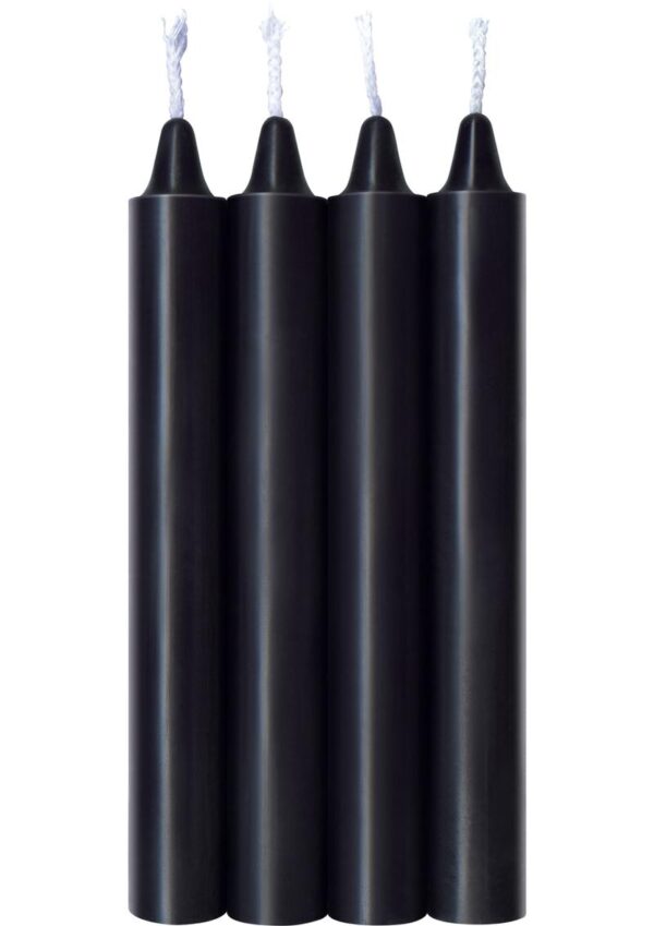 Make Me Melt Warm-Drip Candles (4 Pack) - Jet Black - Image 2