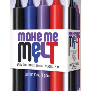 Make Me Melt Warm-Drip Candles (4 Pack) - Passion Tones